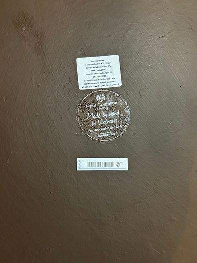 Paul Costelloe Large Bronze Ceramic Plate