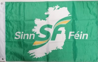 Sinn Fein Irish Republican Flag 90cm x 60cm.