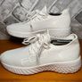 French Connection Ladies/Mens/Unisex FCUK White Canvas Cloud Trainers UK7 EUR41 Image 4