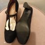 Next black suede T bar shoes Image 5