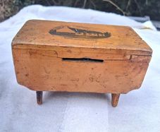 Victorian Mauchline Ware Money Box( Burns Cottage)