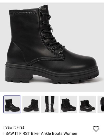 Black Biker Boots
