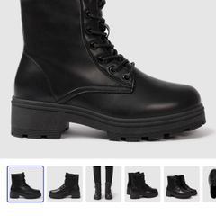 Black Biker Boots
