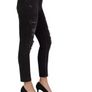 The Kooples Distressed & Studded Jeans in Black Wash Image 4