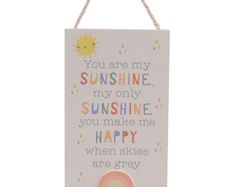 New Baby Decorative Wooden Hanging Plaque