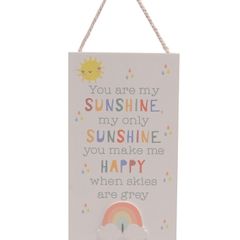 New Baby Decorative Wooden Hanging Plaque