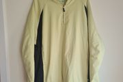Mens GLENMUIR STORM BLOC golf windbreaker jacket quarter zip top Size XL extra large black yellow