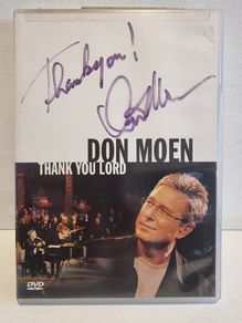 Don Moen signed DVD. Cover and DVD signed.