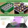 NEW SALE | Seed Trays, 10 Pack 120 Cells Propagator with Heightened Lids, Growing Thicken Seedling Starter Image 2