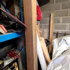 Solid teak beam