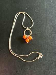 silver necklace