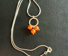 silver necklace