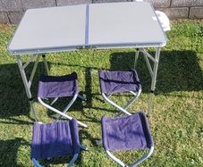 Camping table & 4 stools