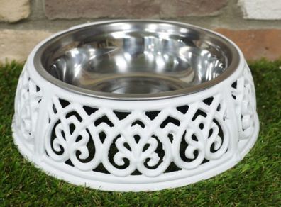 Dog Bowl Single Large White D4934