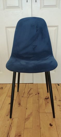 Blue dining chairs