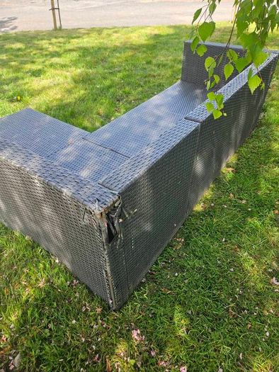 Outdoor Seating: L Shaped Couch