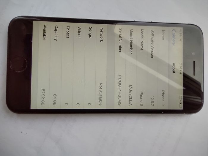Iphone6 space grey 64gb