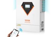Hybrid Solar Inverter, 3500W, All in One Pure Sine Wave Power Inverter Charger, 24V DC to 220/230V AC, with Built-in 100A MPPT Solar Controller, for Off-Grid System Lead Acid Lithium Battery
