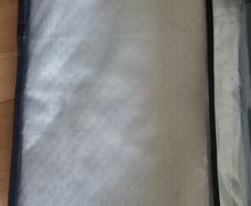 Pair of Creme Eyelet Curtains.. Grab Your Gems