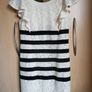 BNWT - BCBGMaxAzria White Renata Lace Silk Dress UK 10-12 Image 2
