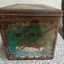 Vintage large Dutch Peppermint tin, "King Peppermunt" early 1900s lithograph tin Image 3