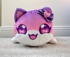 Aphmau  approx. 11"- length Mystery MeeMeow Large Plush Series 2 Mermaid Cat Used Please see photos