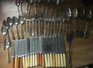 Antique cutlery