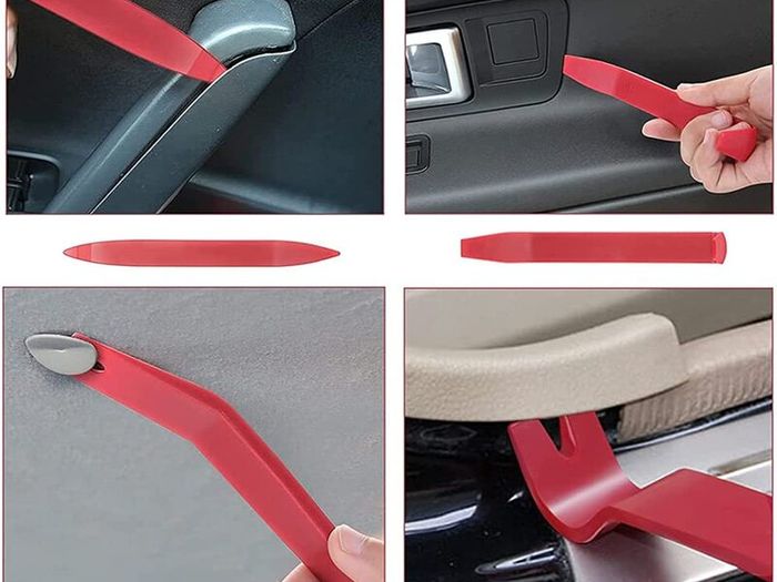5 Pieces Trim Panel Tools,Panel Remover Tool,Car Door Trim Panel Tools,Auto Radio Door Clip Panel,for Trimming Vehicle Audio/Radio,Door Panel,Window and..