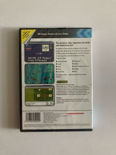 500 Games PC CD Rom Sealed