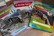 Irish first textbook with student and portfolio book