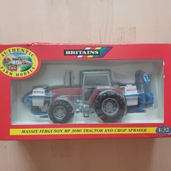 Britains Massey Ferguson MF 3680 Tractor and Crop Sprayer Farm Model 1:32 Scale 9607 MINT