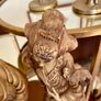 Vintage Oriental Resin Sculptured Figures Traditional Attire 1970s Image 5