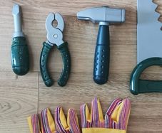 construction worker play set