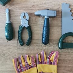 construction worker play set