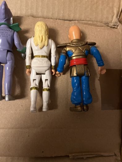 Vintage 1992 Matchbox Thunderbirds Brains, Lady Penelope, The Hood & Stingray Titan Figure Lot