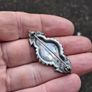 Victorian Nine Carat Gold And Srerling Silver Brooch Image 9