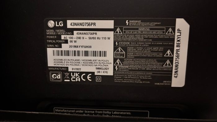 LG 43" 4K NanoCell TV + LG 120W Soundbar/Subwoofer + Floor Stand