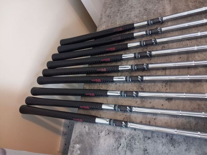 Wilson golf irons. Right handed clubs