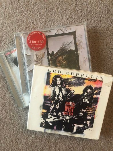 Led Zeppelin 3 CD Discs Hard Rock
