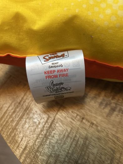 simpsons pillow