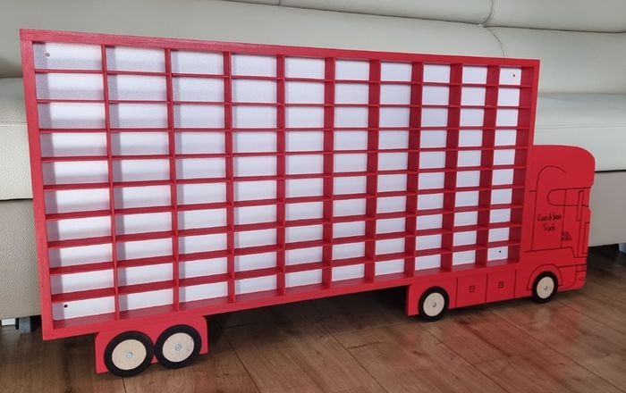 Cabinet Display Shelf Truck Kids Storage Collectibles
