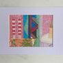 Original art Poolbeg Chimneys Dublin contemporary Irish Art abstract painting Image 6