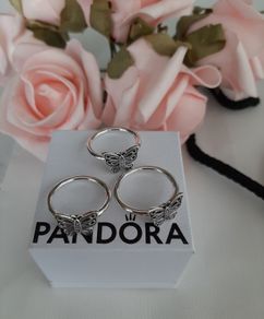 New genuine pandora butterfly ring