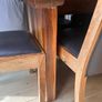 Dining table & 8 chairs solid wood Image 3