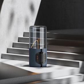 Magnetic Free Bent Light Bluetooth Speaker