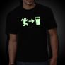 Exit To Beer Glow In The Dark T-shirts Image 2