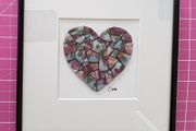 Handmade Framed Mosaic Heart