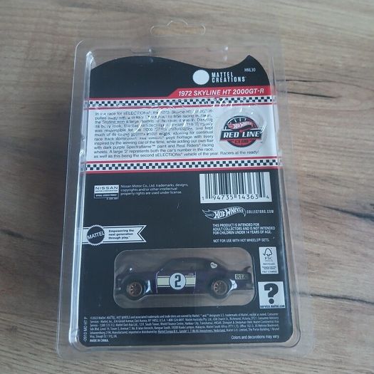 Hot Wheels RLC 1972 Skyline HT 2000 GT-R