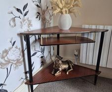 mid century corner table