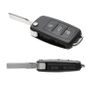 Shell For VW Car Key with blade for Beetle/Caddy/Eos/Golf/Jetta/Polo/Scirocco/Tiguan/Touran/UP Blank Car Keys Remote Flip 3 Buttons Image 8